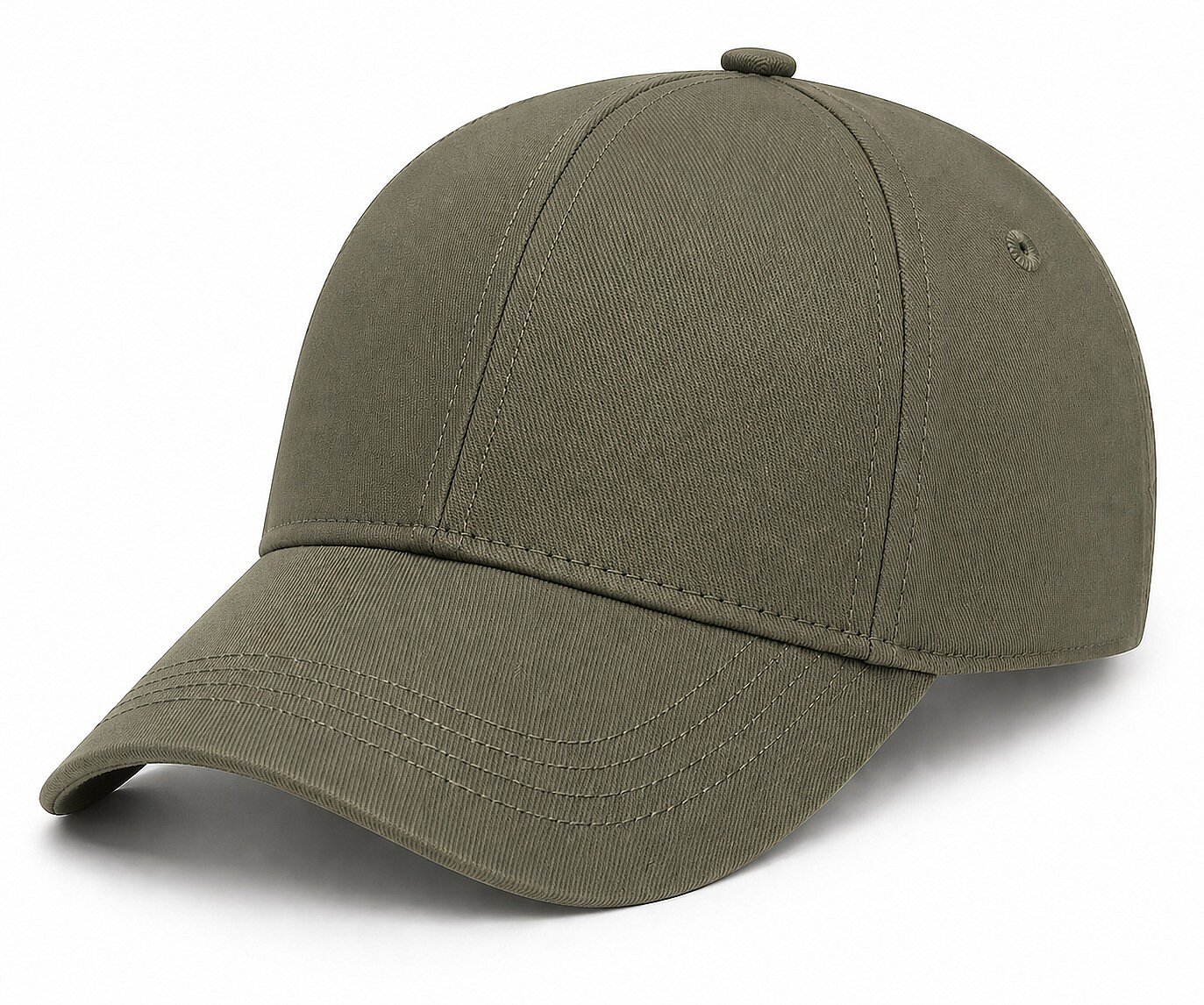 Y1051-048 Suyutti Gabardin Şapka 6lı Haki - 1